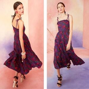 ULLA JOHNSON Ellyn Dress in Violet